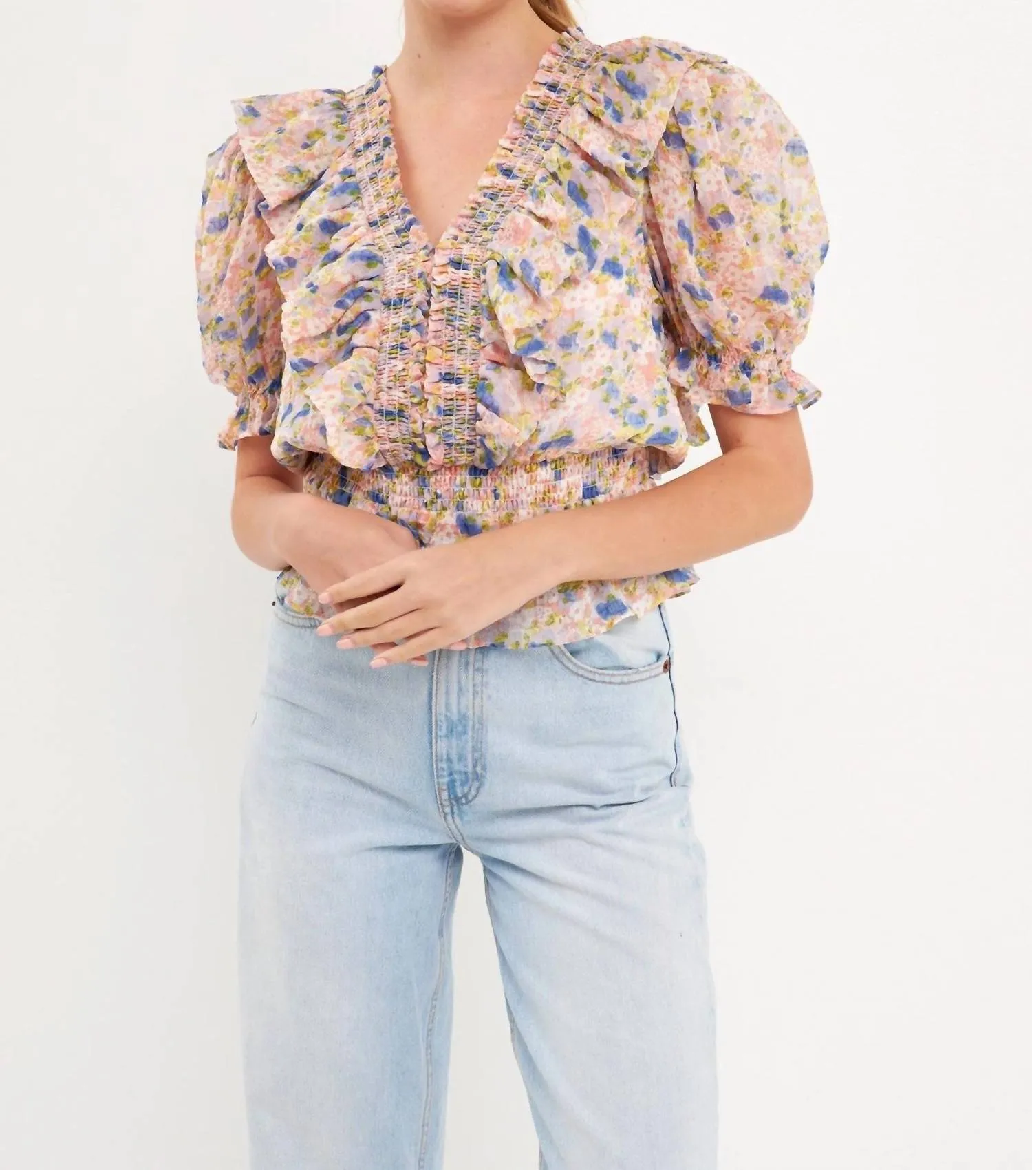 2.7 August Apparel - Sitting Pretty Blouse