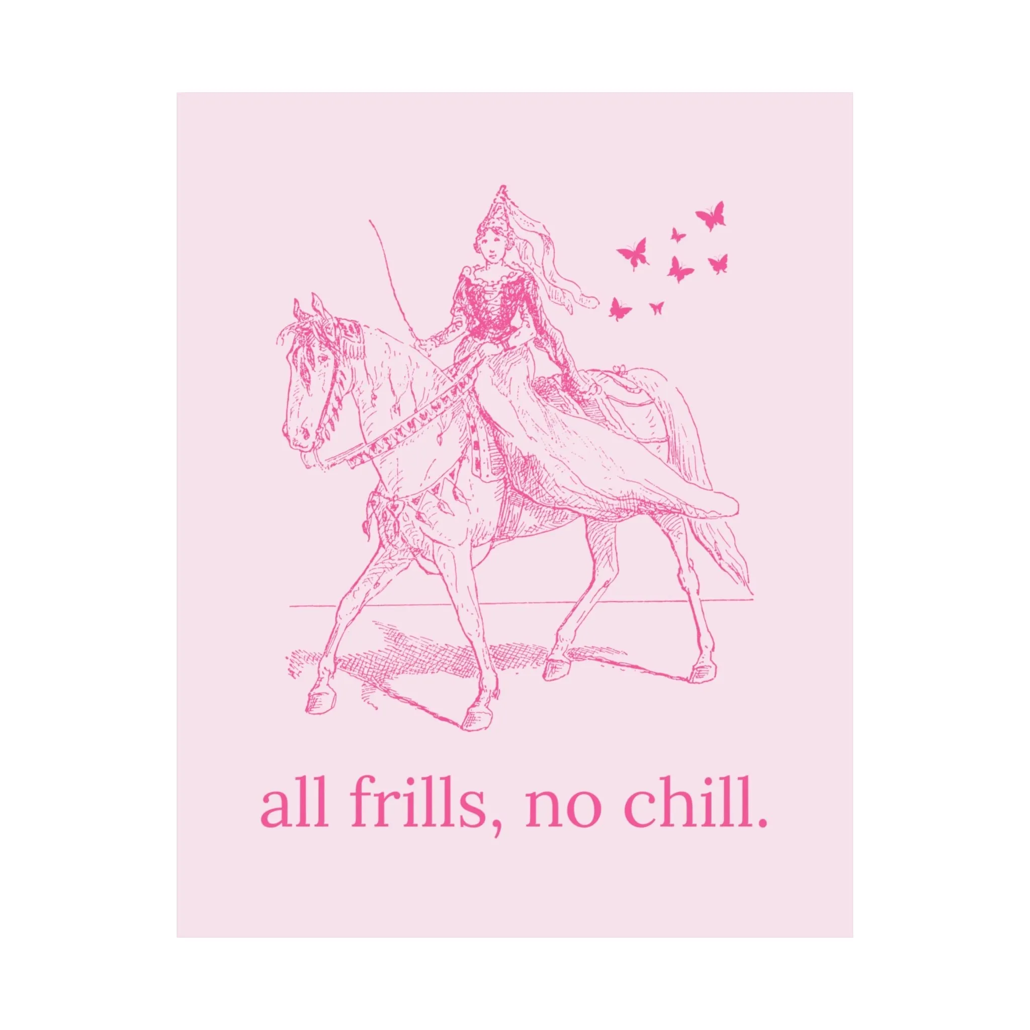 All Frills No Chill Poster