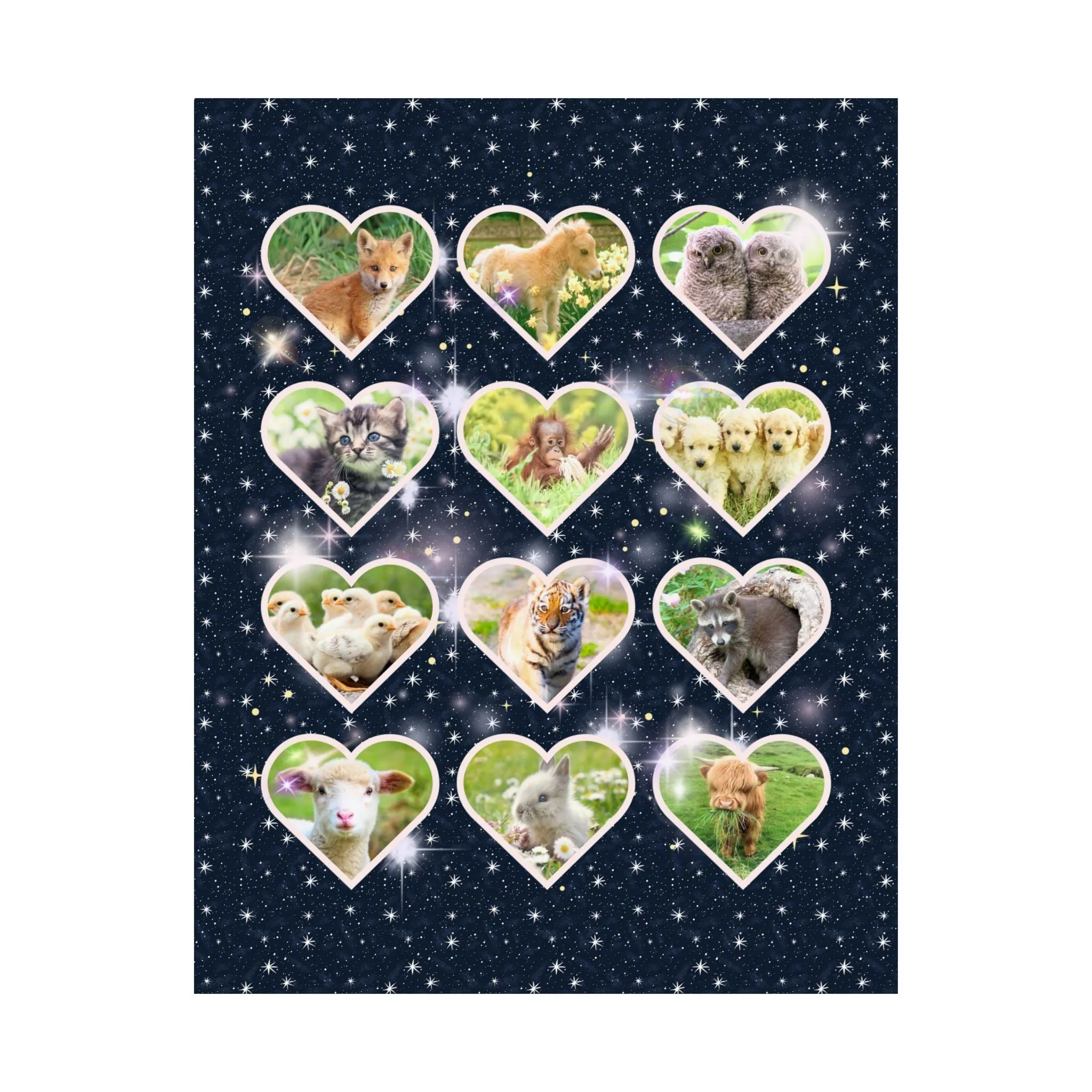 Baby Animal Poster Print
