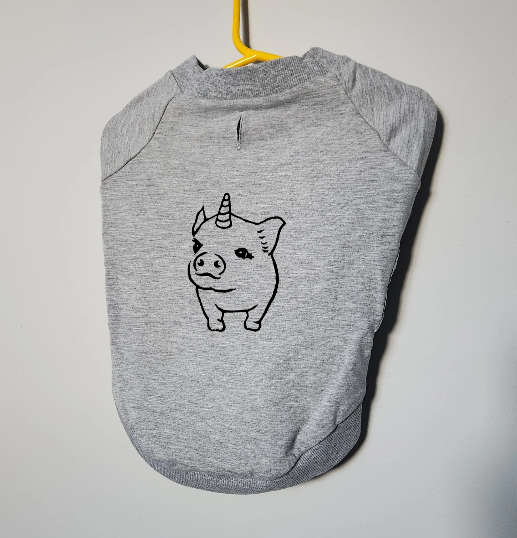 Bamboo Dog Sweater - Heather Grey