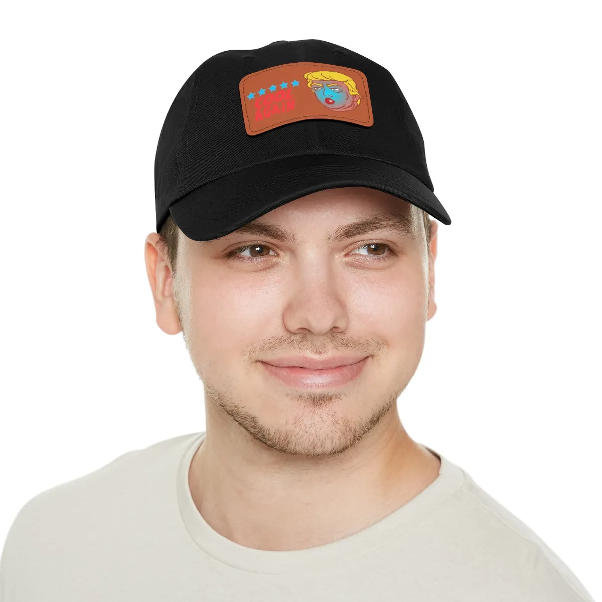 Cool Again - Trump Meme | Dad Hat with Leather Patch