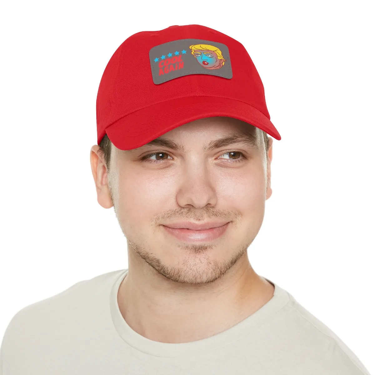 Cool Again - Trump Meme | Dad Hat with Leather Patch