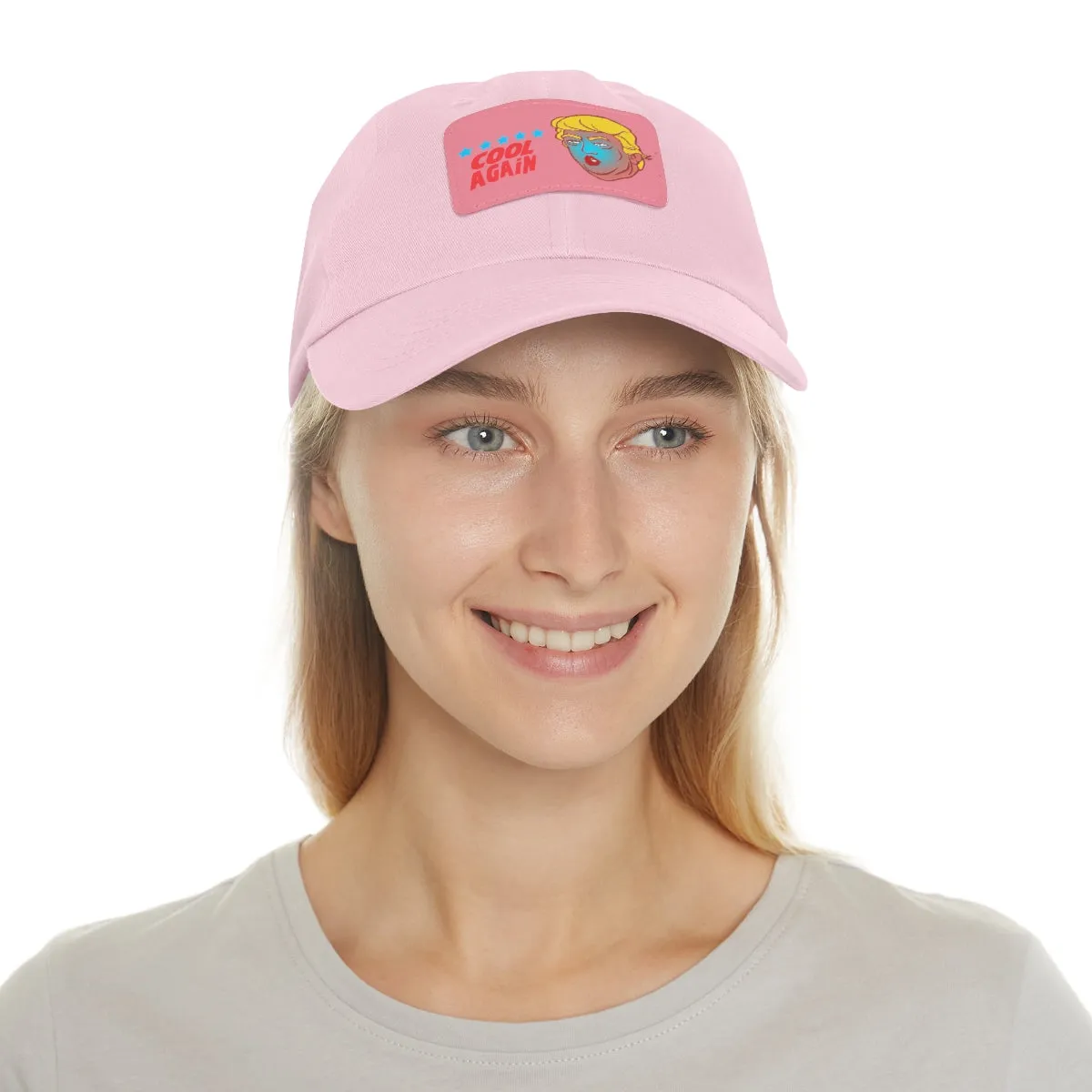 Cool Again - Trump Meme | Dad Hat with Leather Patch