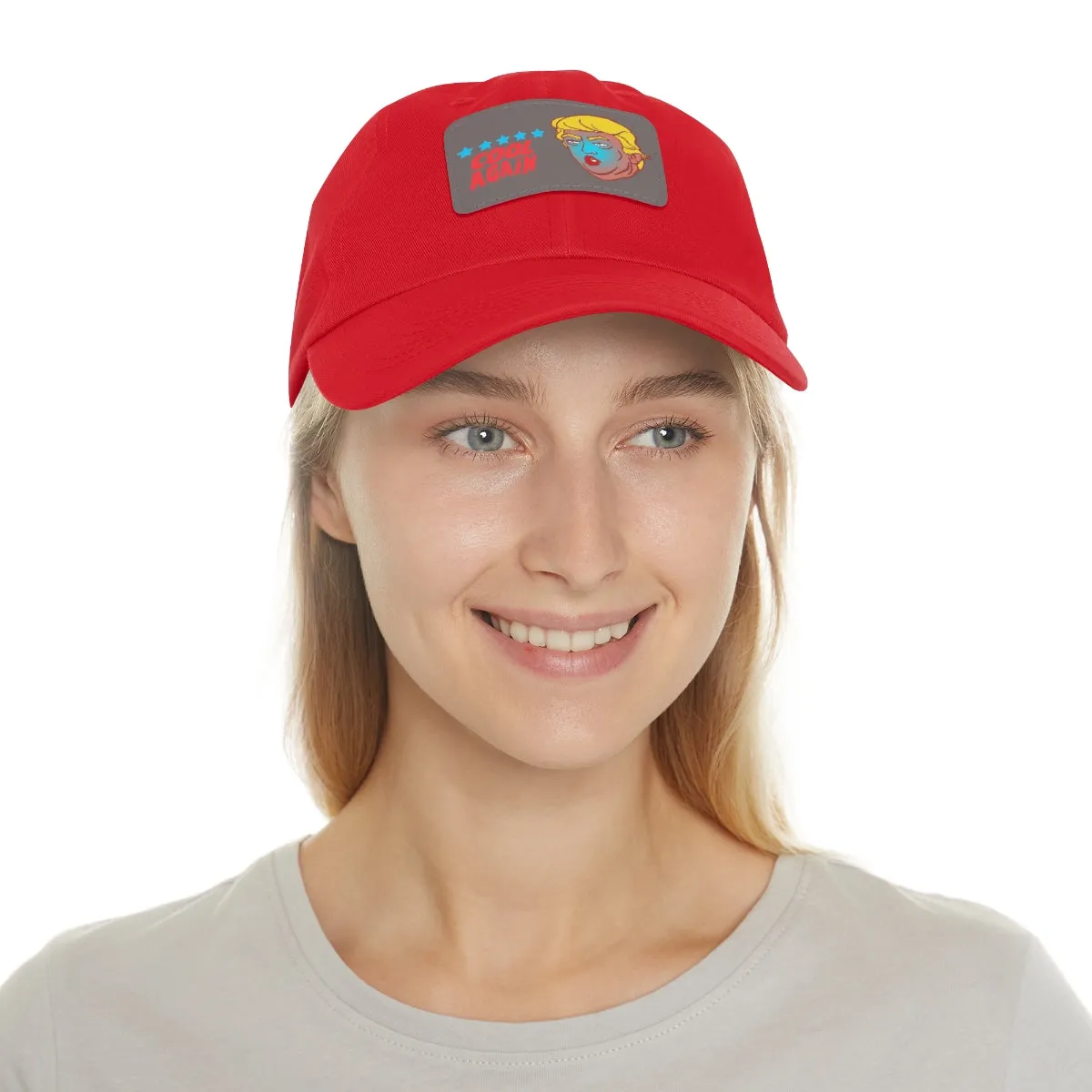 Cool Again - Trump Meme | Dad Hat with Leather Patch