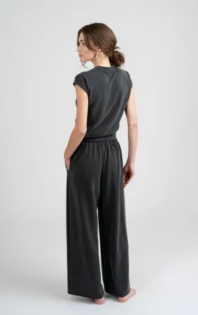 ELLE Grey - Cap Sleeve Lounge Top