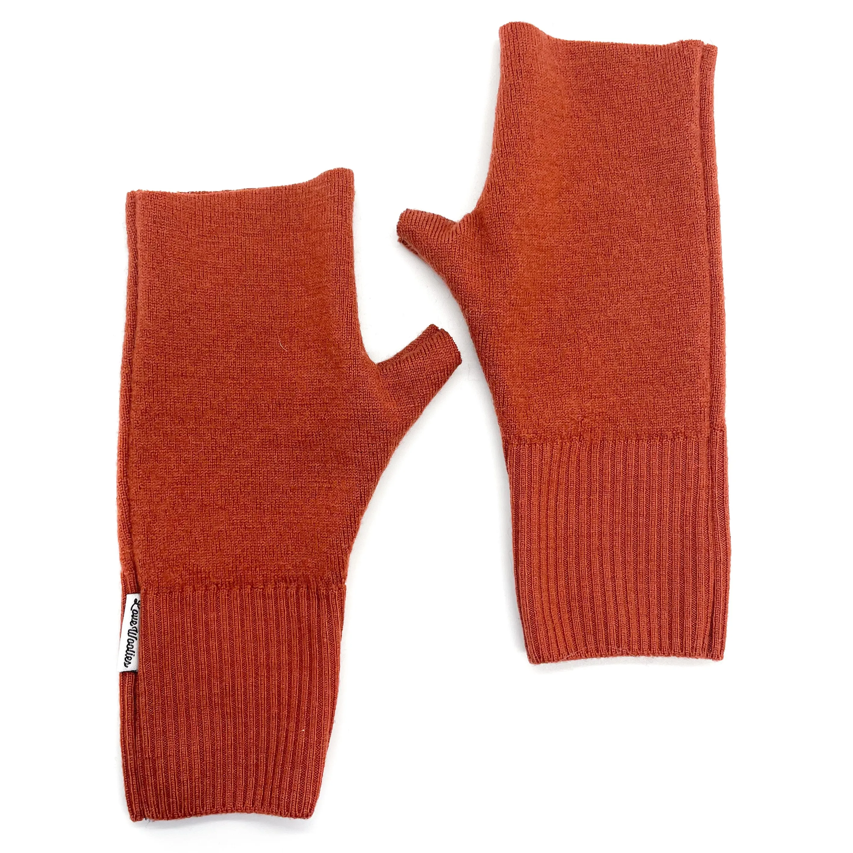 Fingerless Mittens | Fall Orange