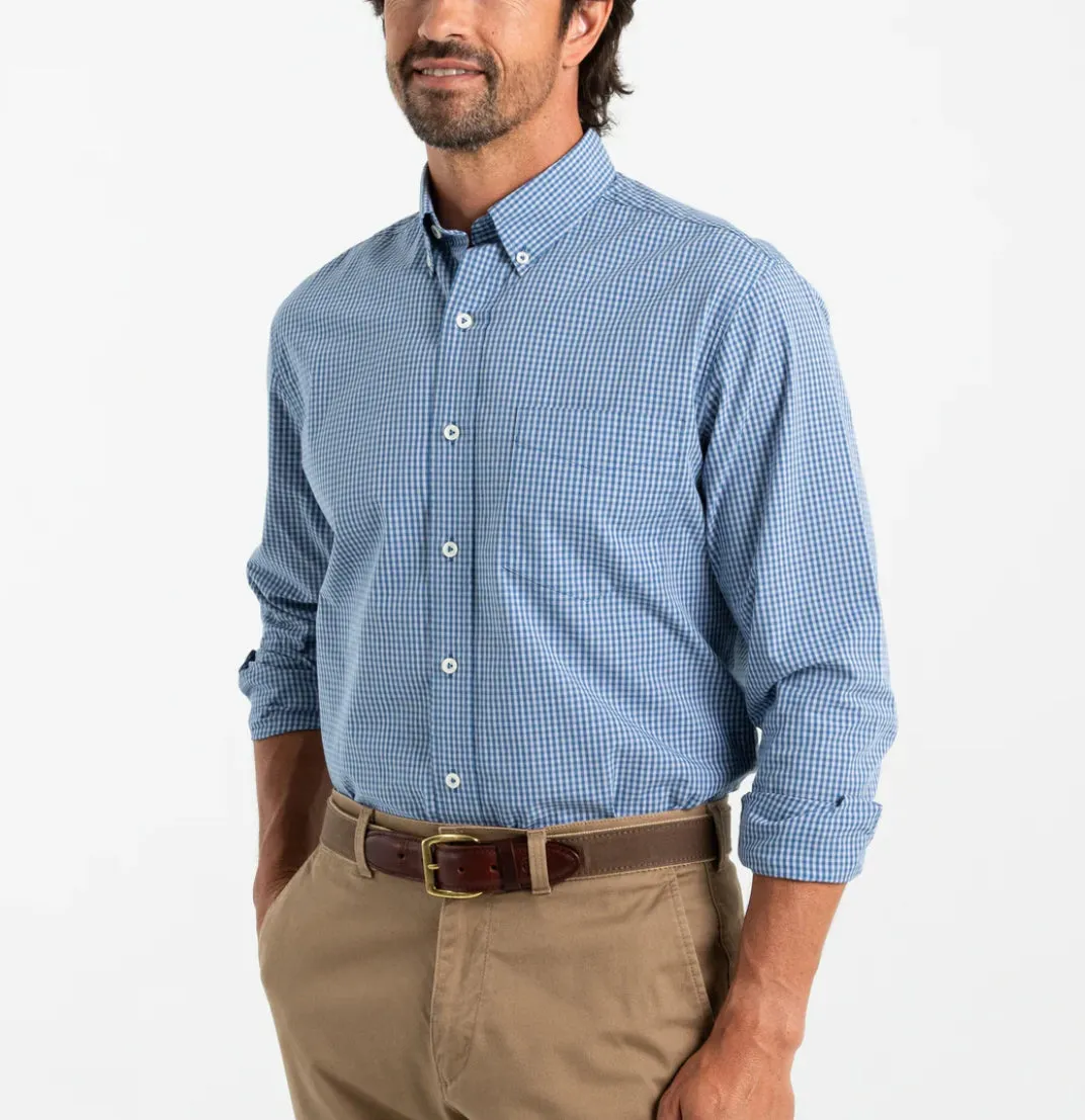 Fuller Plaid Sport Shirt - VARSITY BLUE