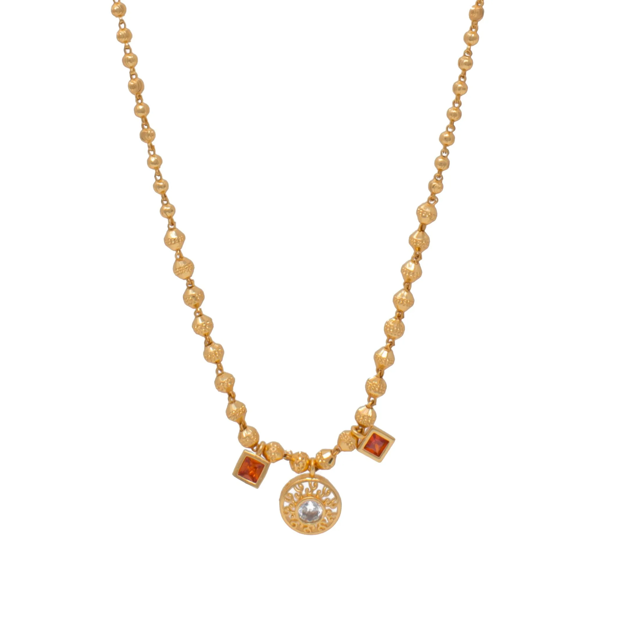 Gilded Kanthi: Traditional Opulence
