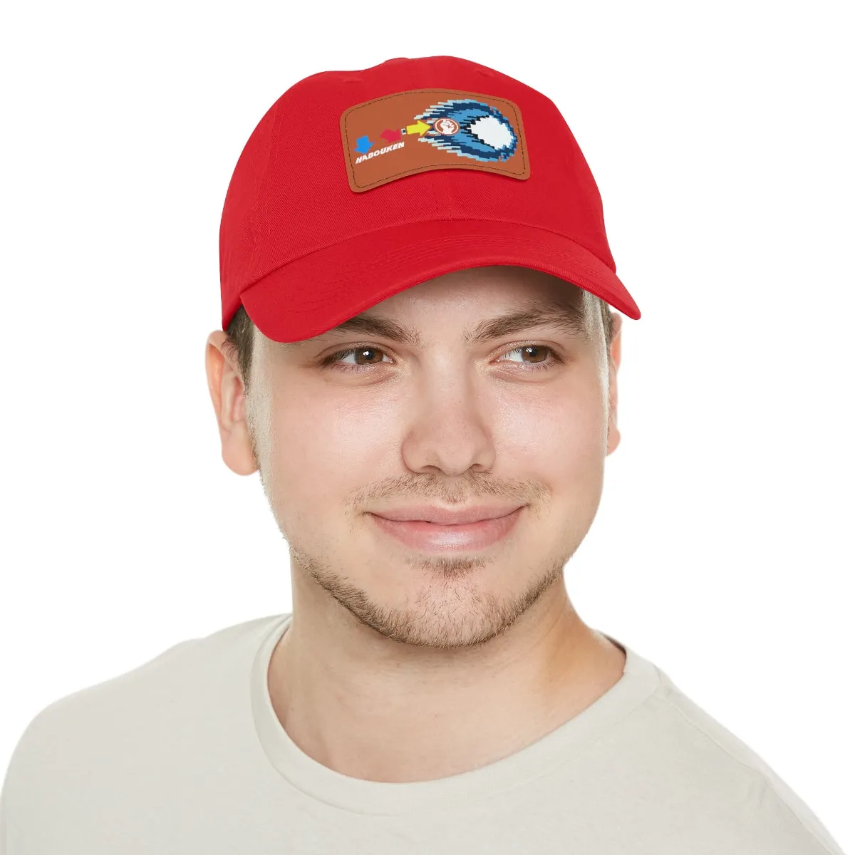 Hadouken - Street Fighter | Dad Hat with Leather Patch