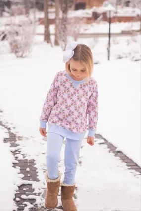 James & Lottie Sidney Christmas Floral Sweatshirt