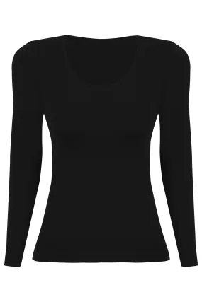 Lupo Seamless Long Sleeved T Shirt Crew Neck