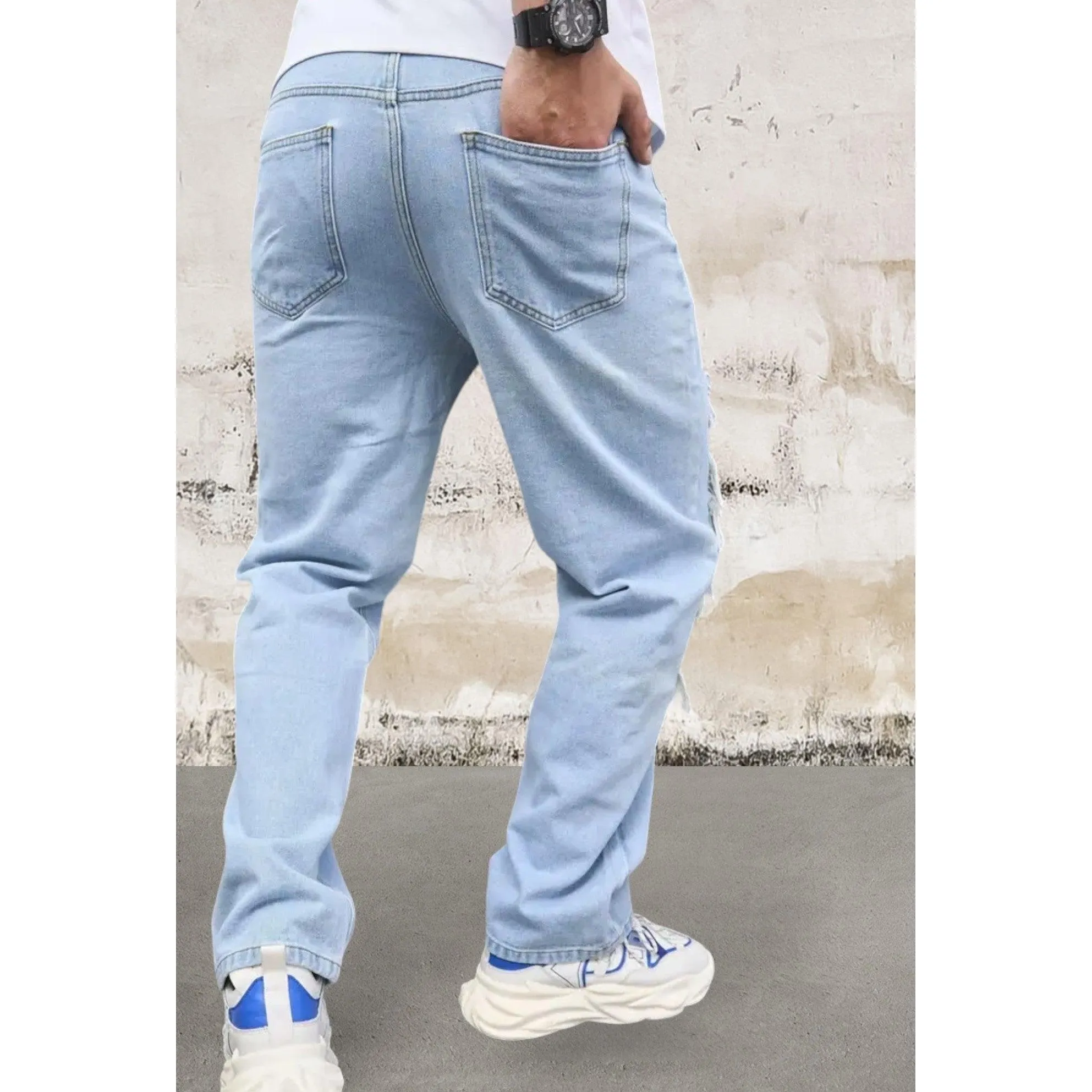Mens Classic Straight Leg Jeans