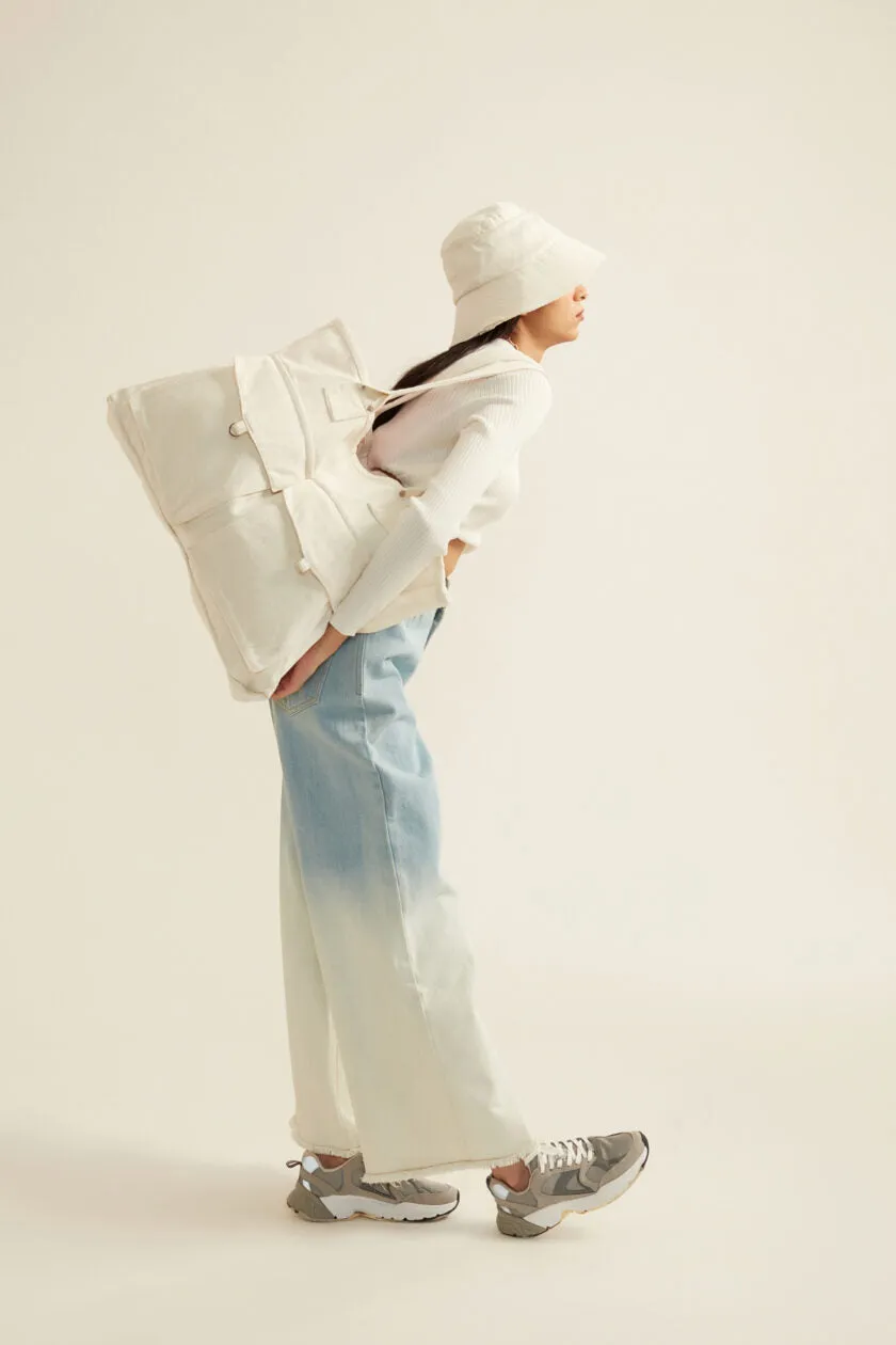 Off-White Denim Tote Bag