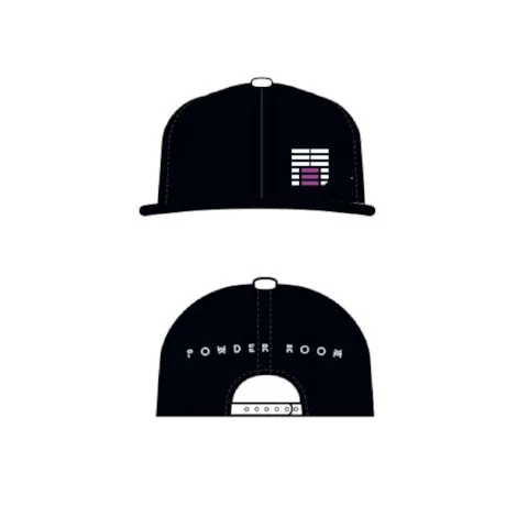 Powder Room Embroidered Cotton-Blend Baseball Cap