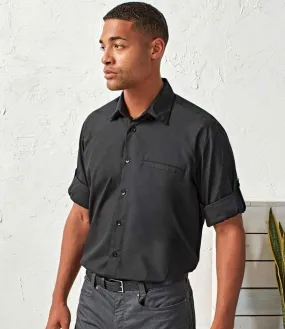 Premier Roll Sleeve Poplin Shirt