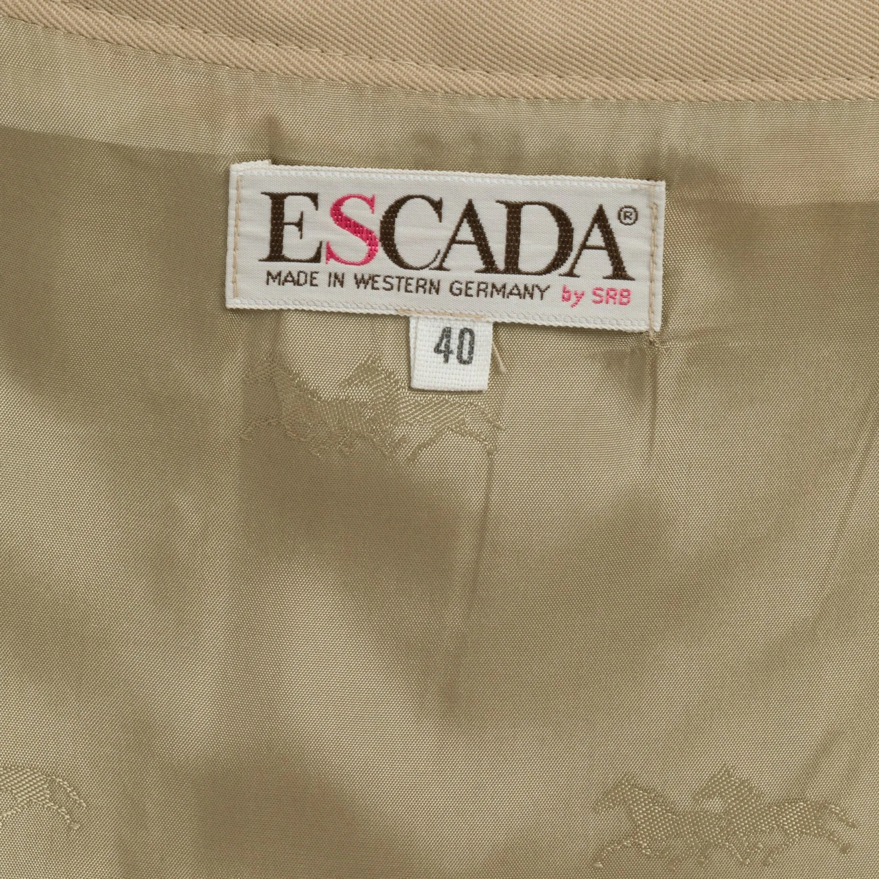 Twill Weave Box Pleat A-Line Skirt